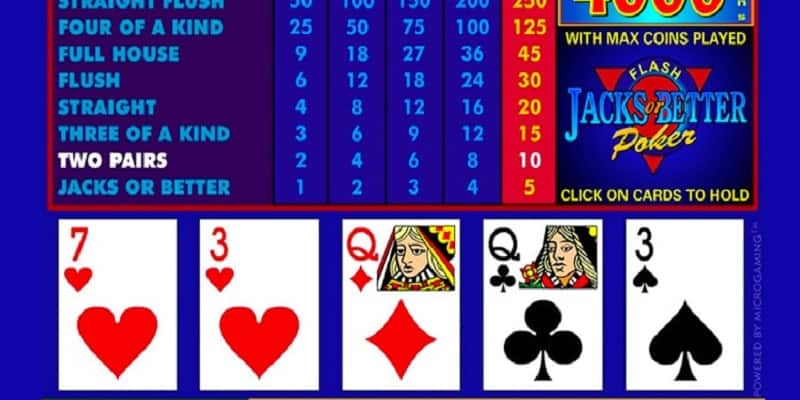 Tổng hợp các biến thể khác của video Poker